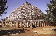 unknow artist, Large stupa